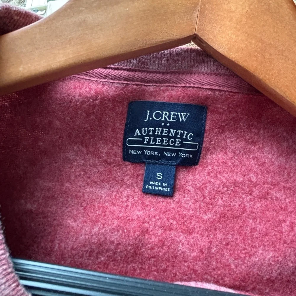 J.Crew Authentic Fleece in Deep Red MENS